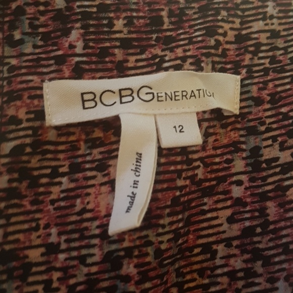 Pink patterned dress BCBG - Picture 3 of 3